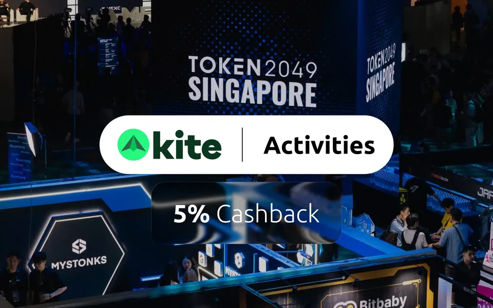 Kite × Activities at TOKEN2049 Singapore, 5% cashback