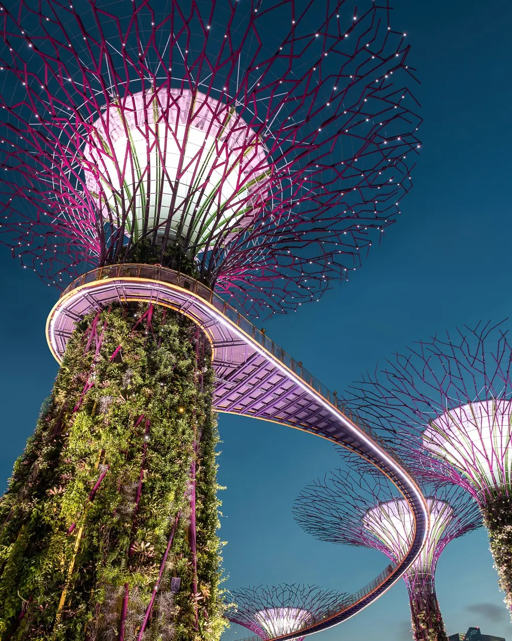 Lights and monsoon in Singapore